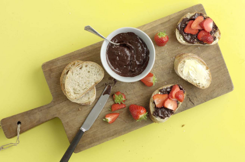 Pâte à tartiner aux amandes et au cacao
