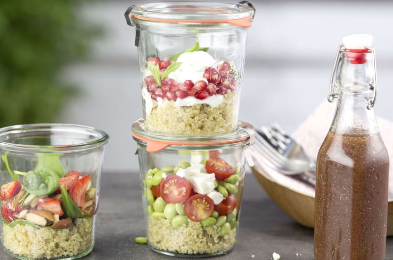 Le quinoa en trois versions