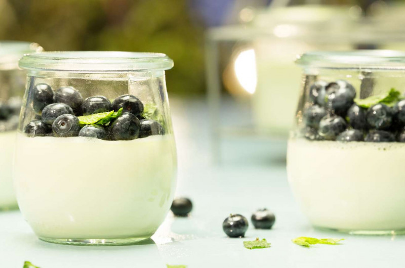 Panna cotta au citron vert