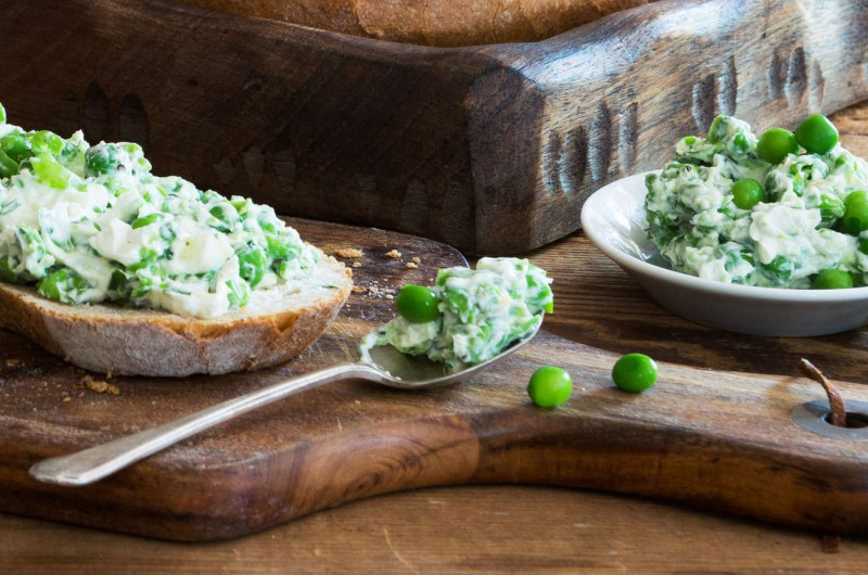Pâte à tartiner aux petits pois