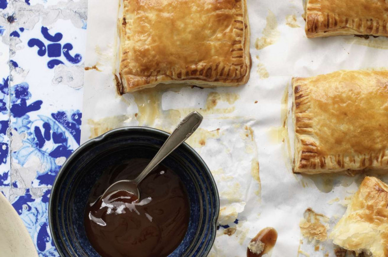 Feuilletés au bœuf et à la pomme