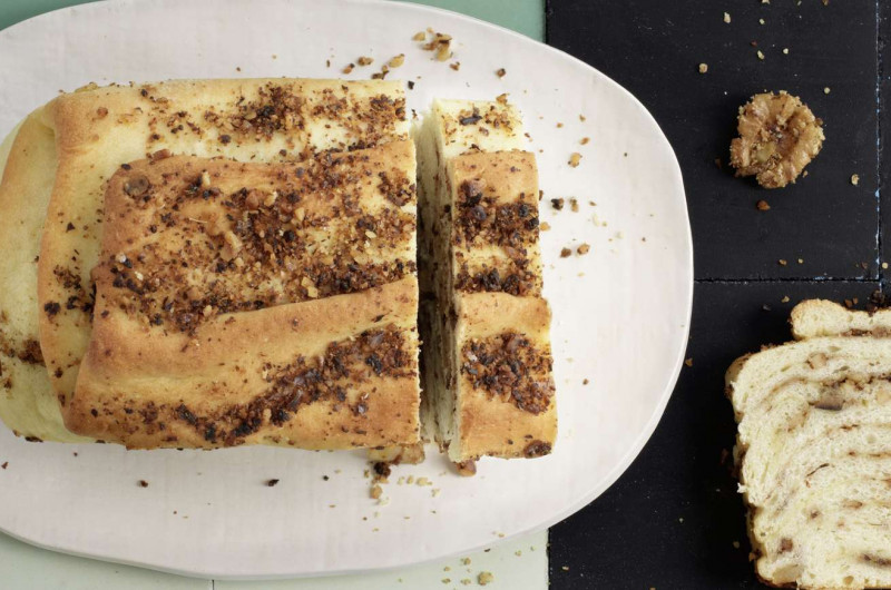 Cake salé aux noix