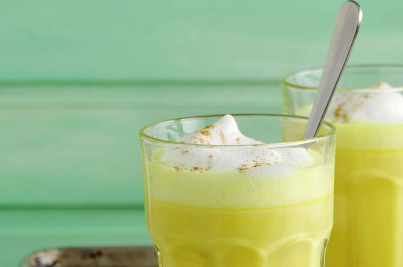 Lait au curcuma