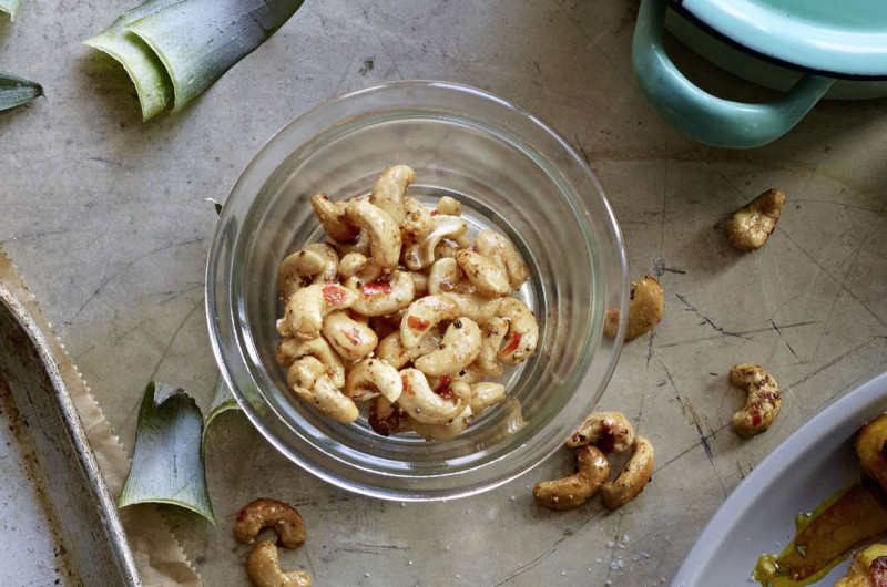 Noix de cajou aux piments doux