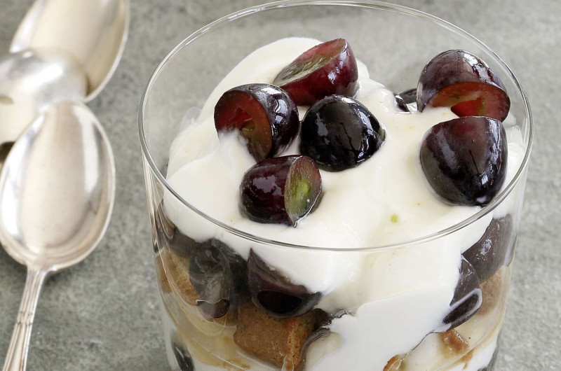Verrines au raisin