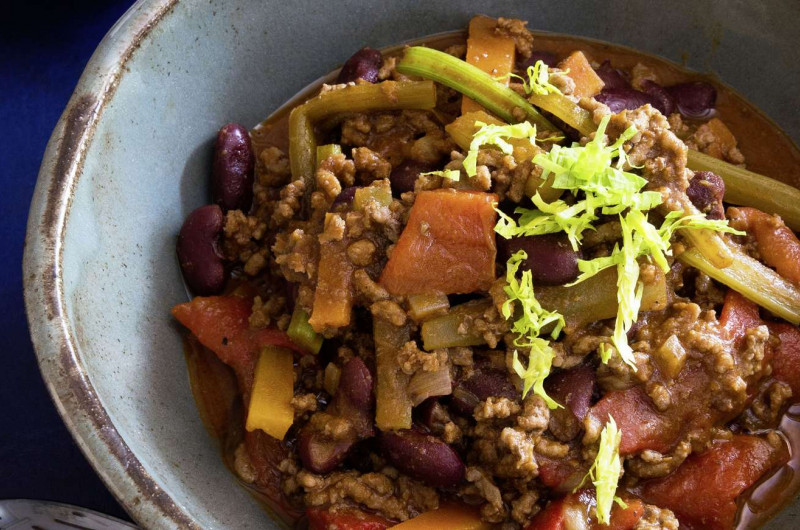 Chili con carne avec chocolat