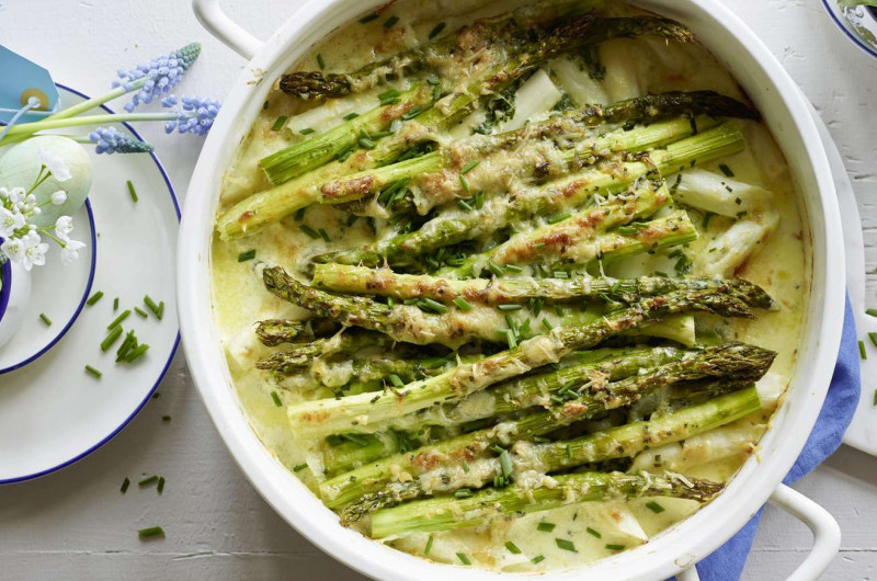Gratin aux asperges
