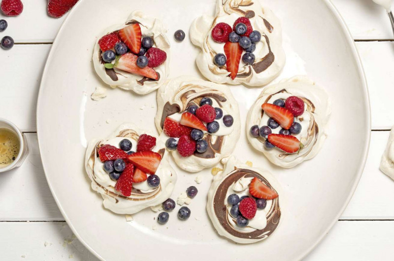 Meringues au chocolat