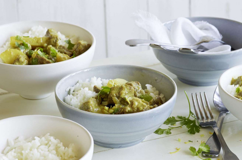 Curry de bœuf aux pommes de terre