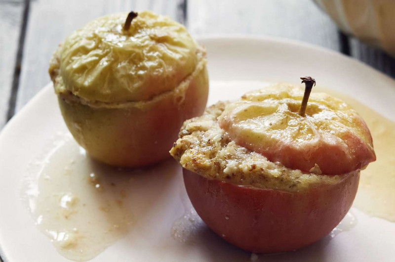 Pommes rôties aux amandes