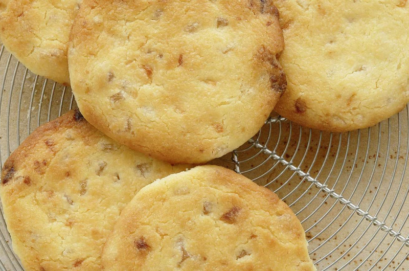 Cookies au gingembre avec chocolat blanc
