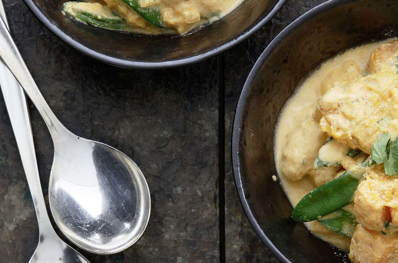 Curry de poulet et courge