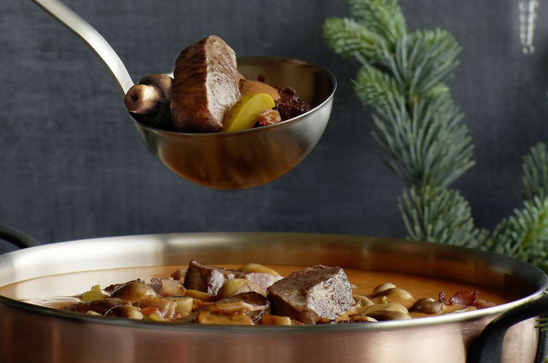 Agneau Stroganoff