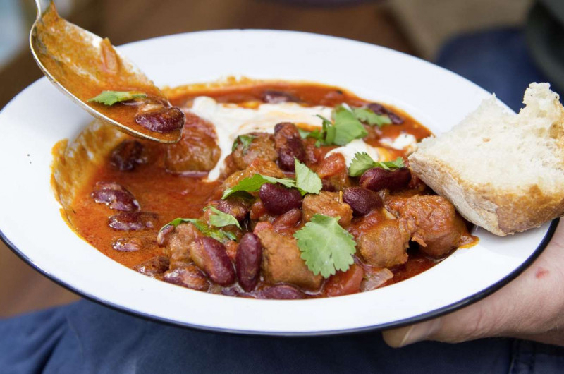 Chili aux merguez