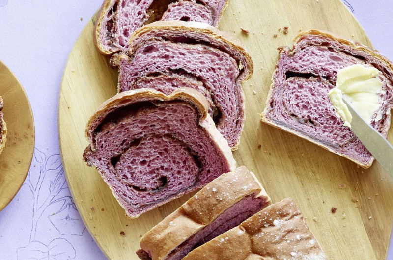 Pain de patates douces à la cannelle et au cacao