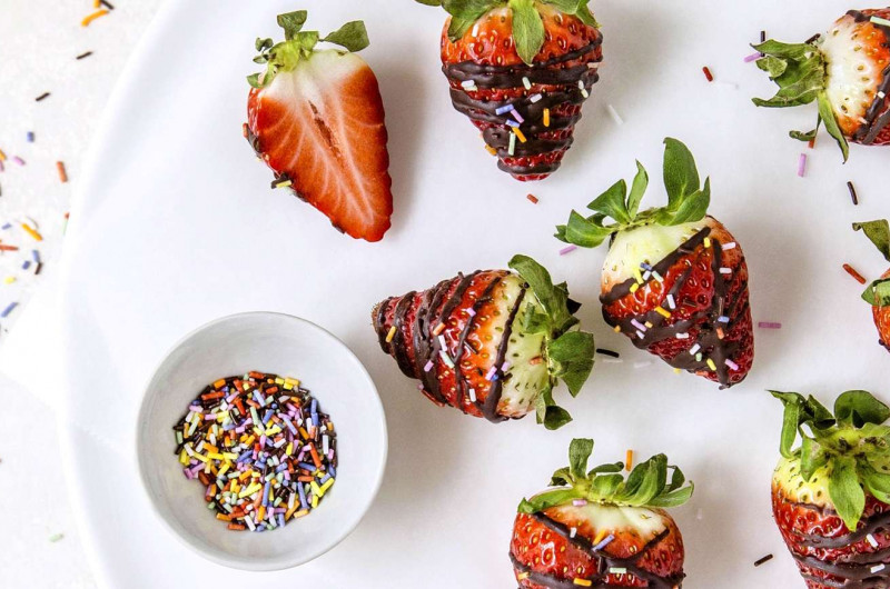 Fraises au chocolat