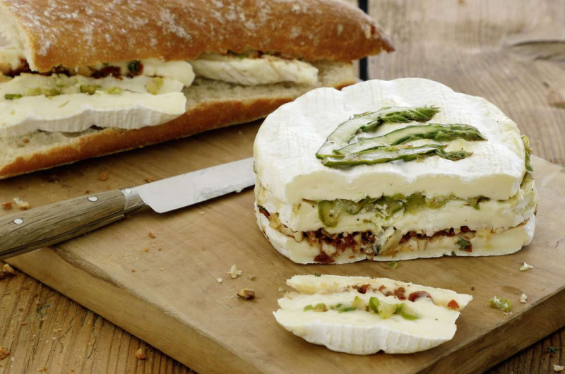 Millefeuille de camembert