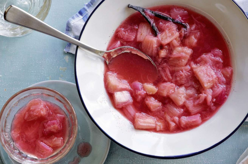 Compote de rhubarbe