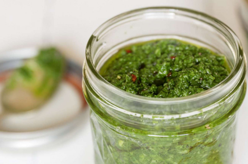 Pesto de chou kale pimenté