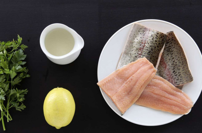 Filets de truite au citron