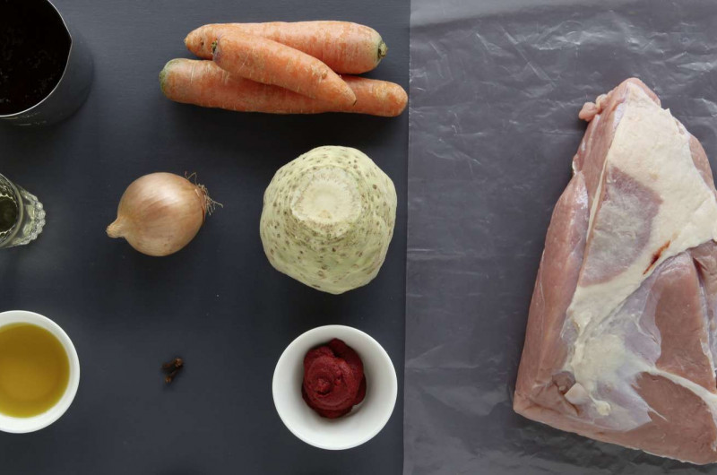 Epaule de veau glacée