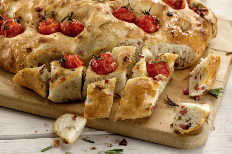 Foccacia au salami