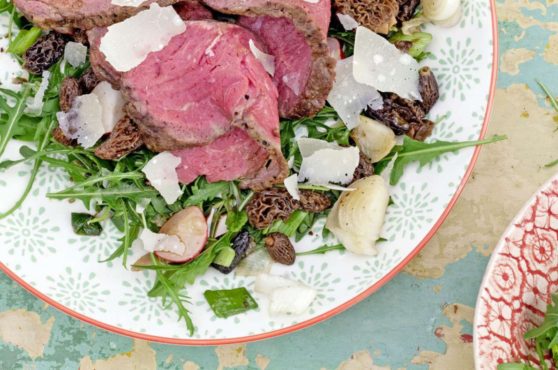 Rosbif avec salade printanière