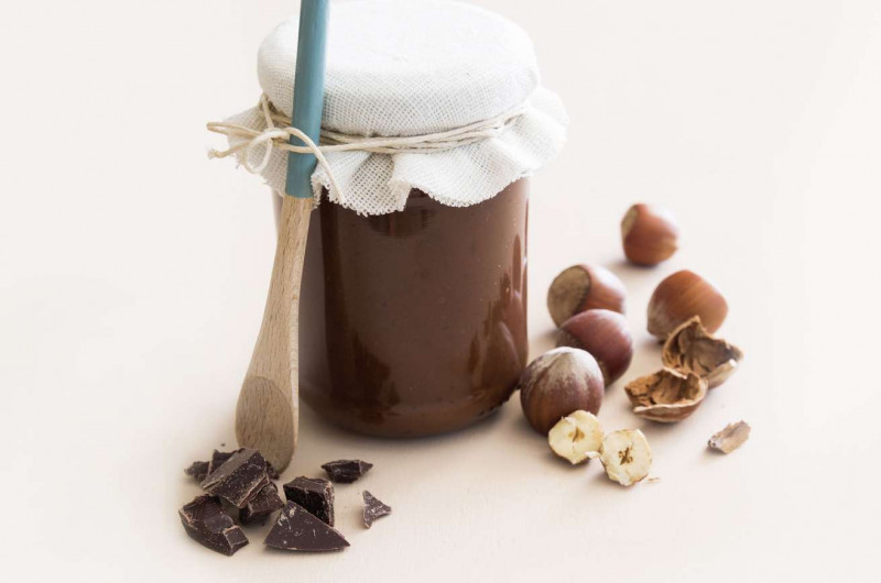 Pâte à tartiner au chocolat et aux noisettes