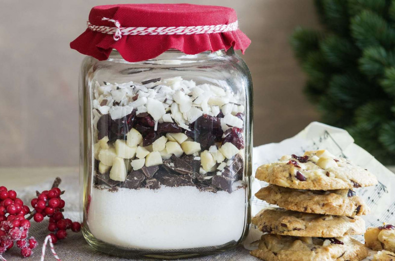 Cookies à la noix de coco et aux canneberges