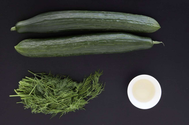 Salade de concombres