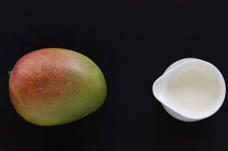 Crème au séré et à la mangue