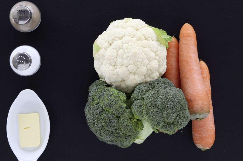 Jardinière de légumes et noisettes de beurre