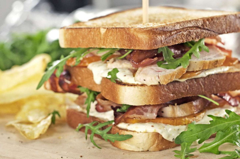 Club sandwich à la courge