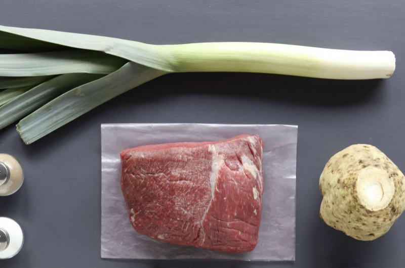 Rôti de boeuf braisé