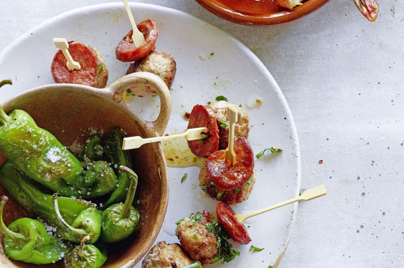 Boulettes de veau avec chorizo