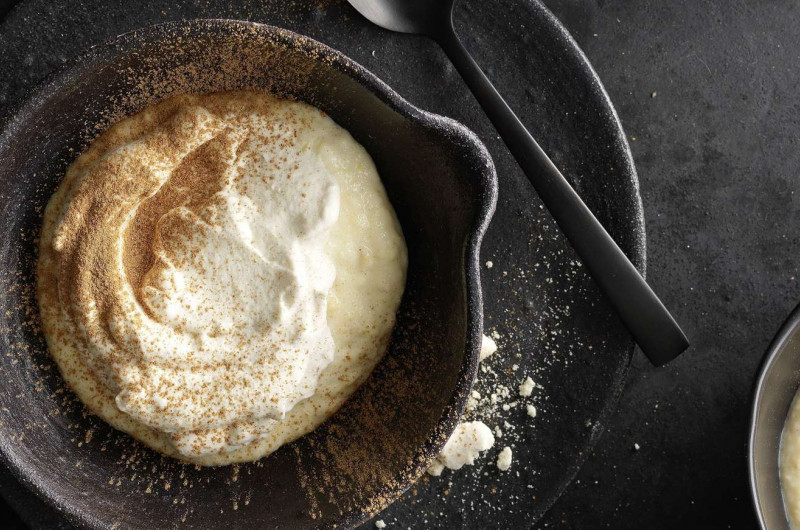 Crème de pommes cuites à la cannelle