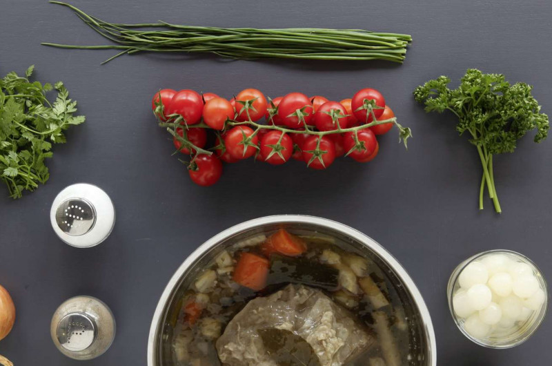 Salade de bouilli de bœuf