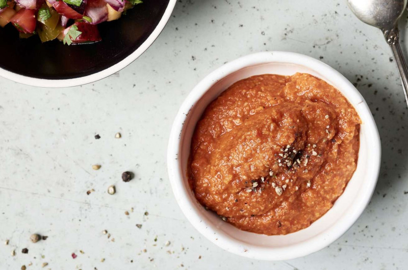 Salsa fraise-mangue