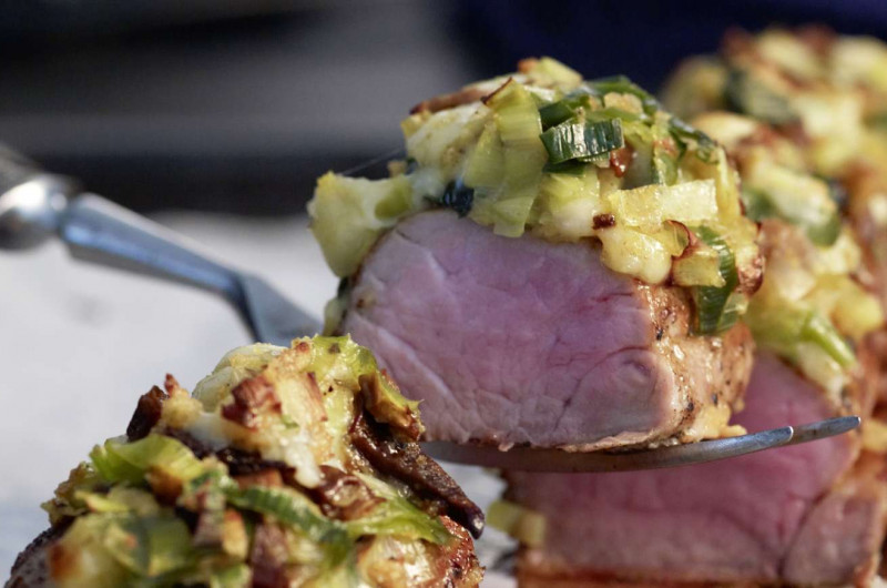 Filet mignon de porc en croûte au fromage des Alpes