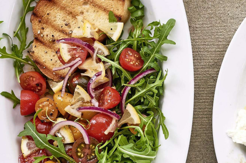 Salade de pain au citron