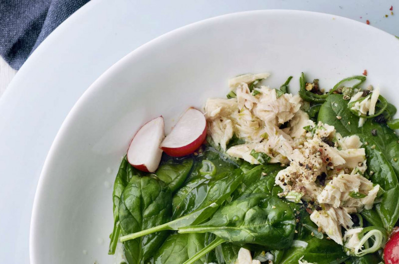 Salade printanière au thon