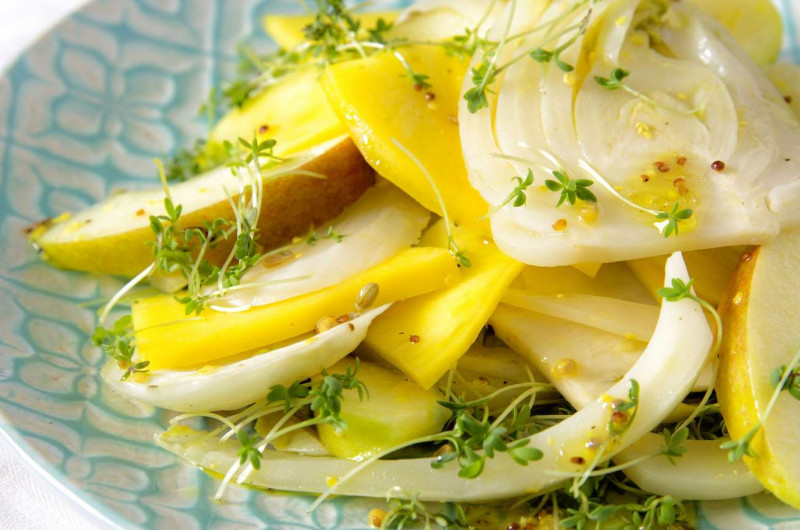 Salade de fenouil avec pickles