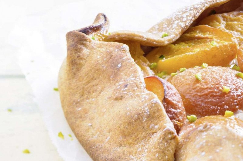 Galette aux abricots