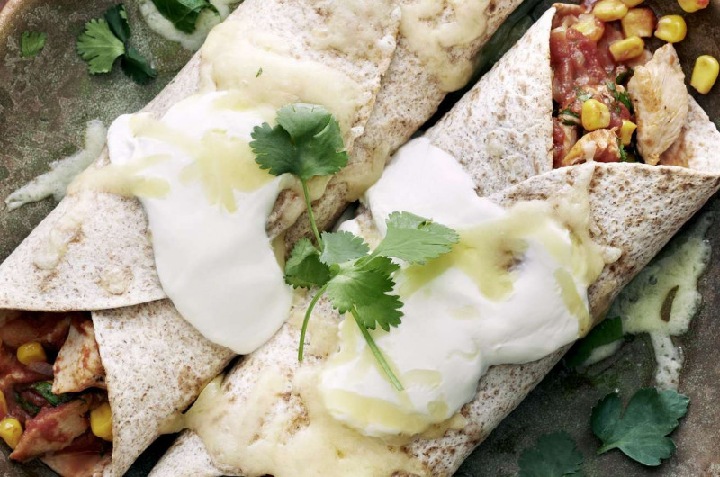 Enchiladas au poulet