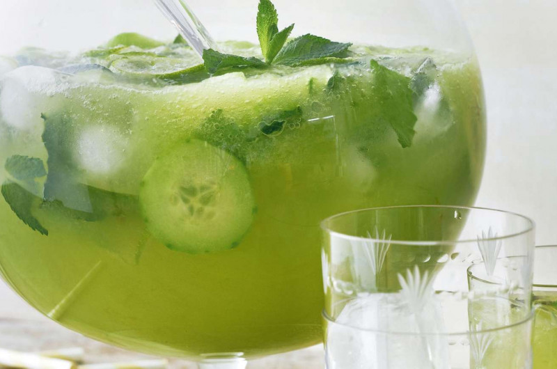 Punch au gingembre et à la menthe