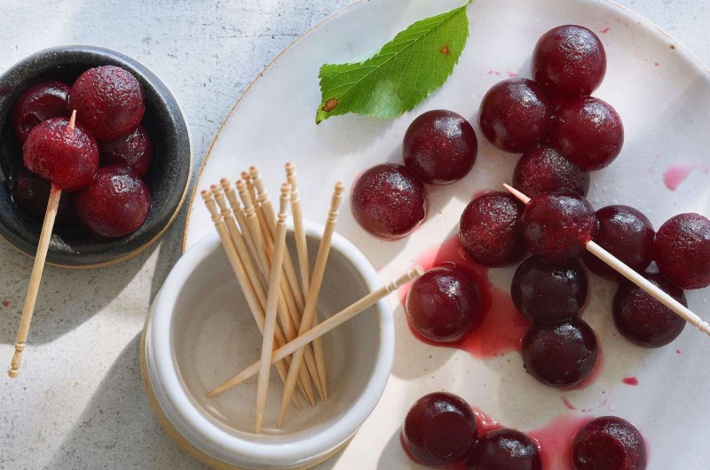 Jelly balls à la cerise et au Coca-Cola