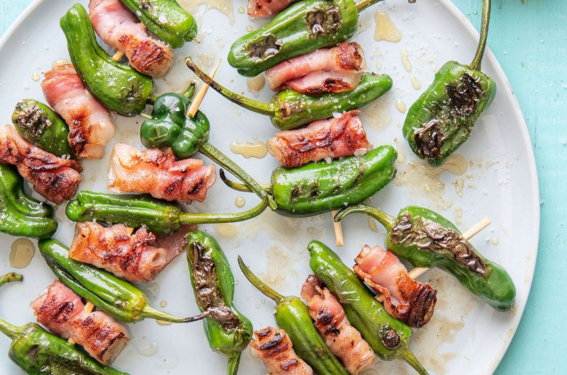 Brochettes de pimientos