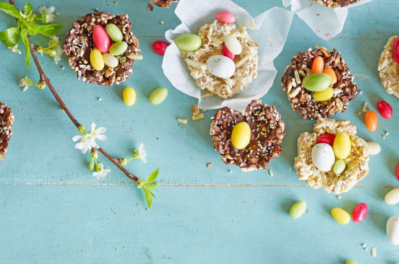 Nids de Pâques en chocolat