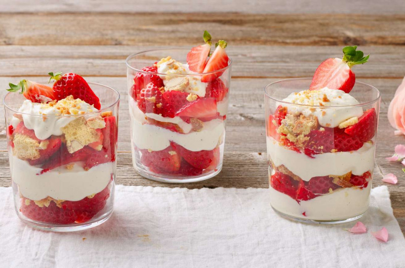 Trifle aux fraises