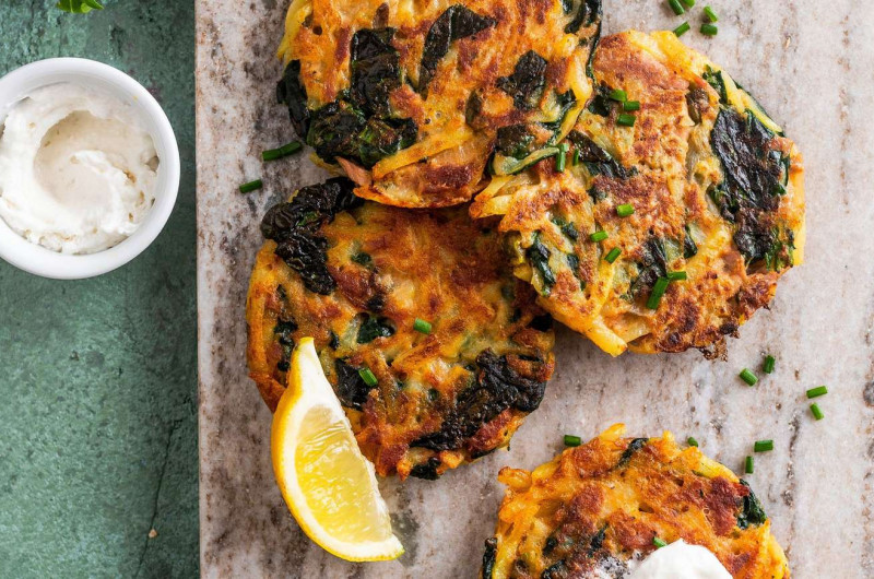 Petites galettes de rösti au thon